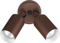 Bronze Dual Head Outdoor Flood Light