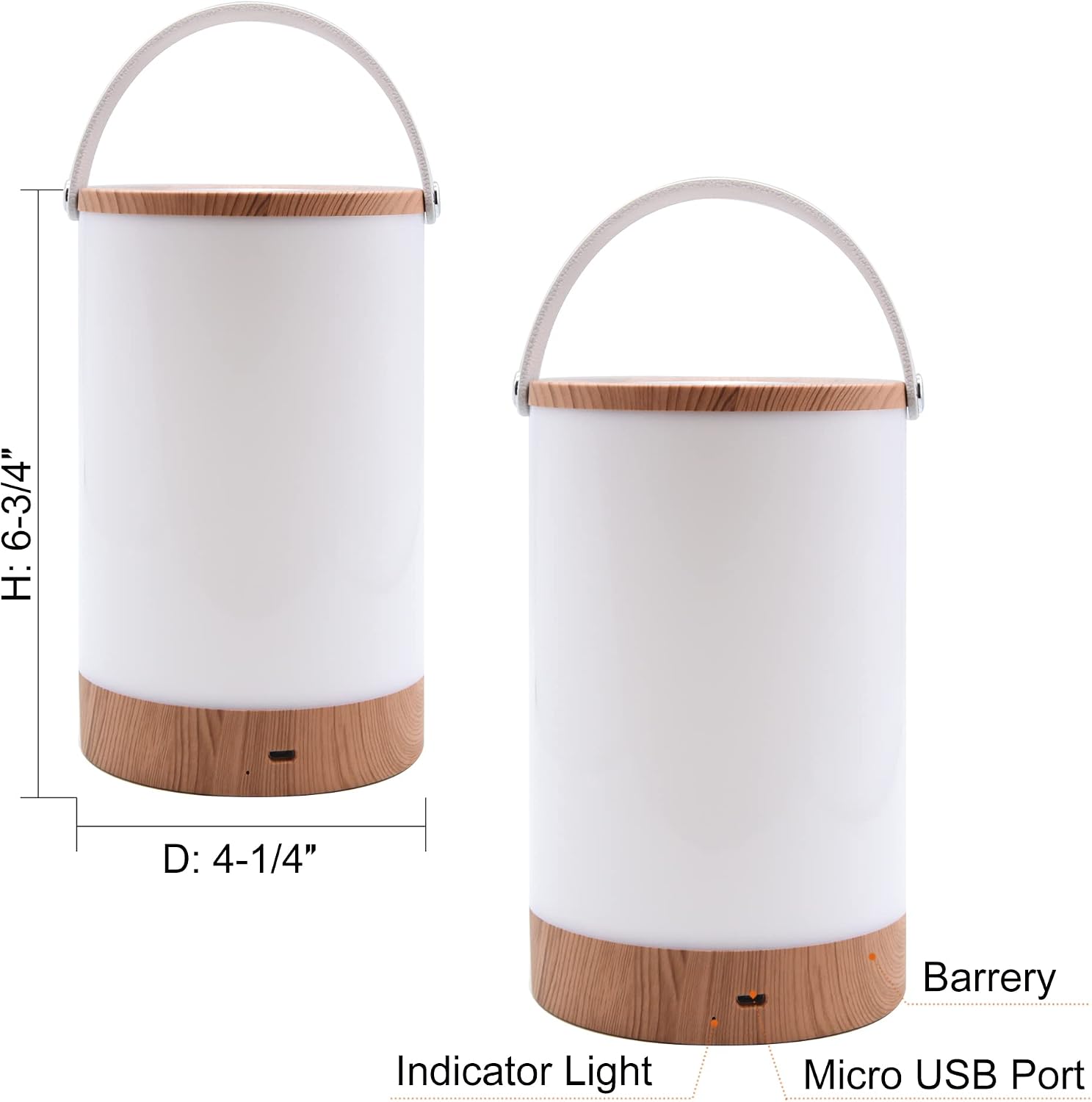 Rechargeable Touch Dimmable LED Lantern