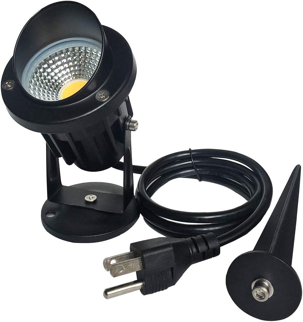 Plug-In LED Flagpole Landscape Spotlight