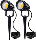 2 Pack Plug-In COB Garden Spotlights
