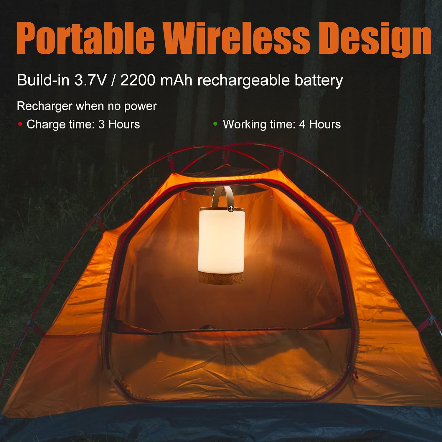 Rechargeable Touch Dimmable LED Lantern