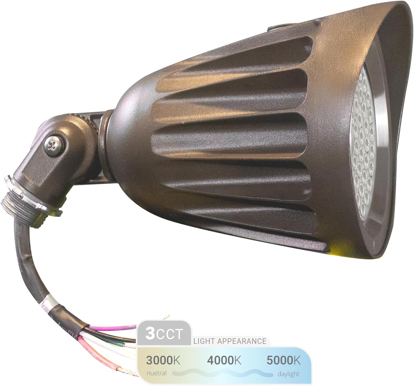 25W Bronze Selectable Color LED Bullet Landscape Spotlights