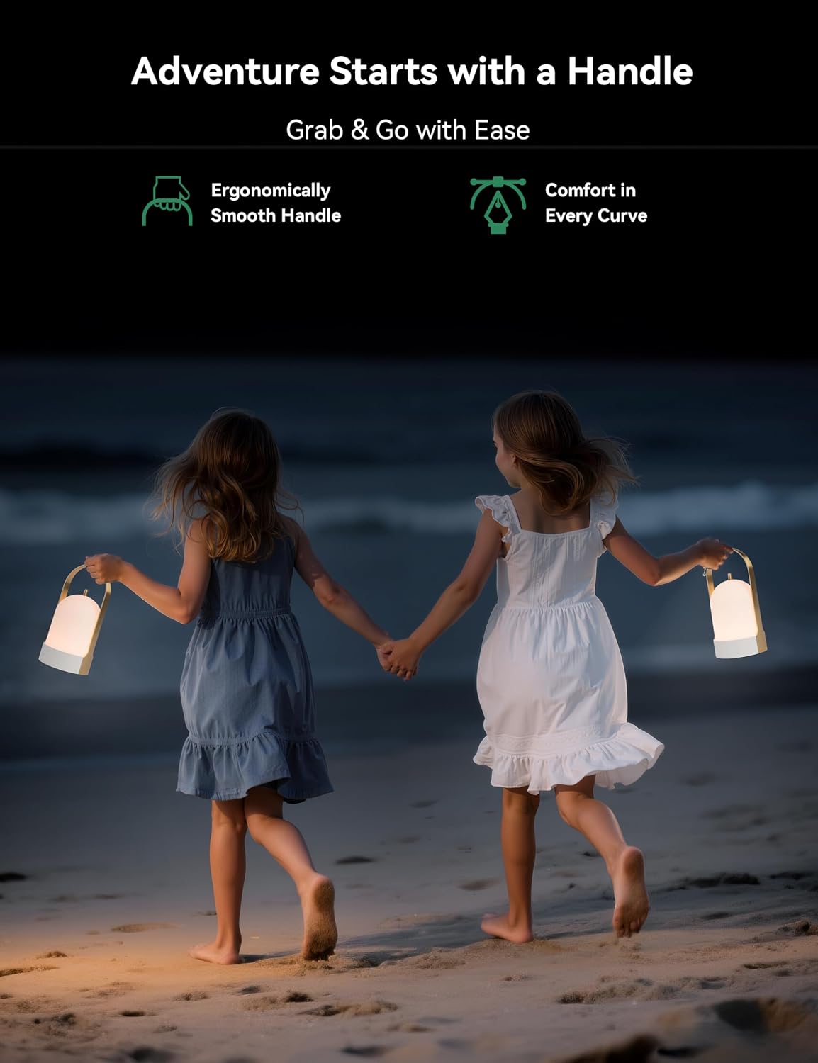 Waterproof Touch Dimmable Rechargeable Lantern