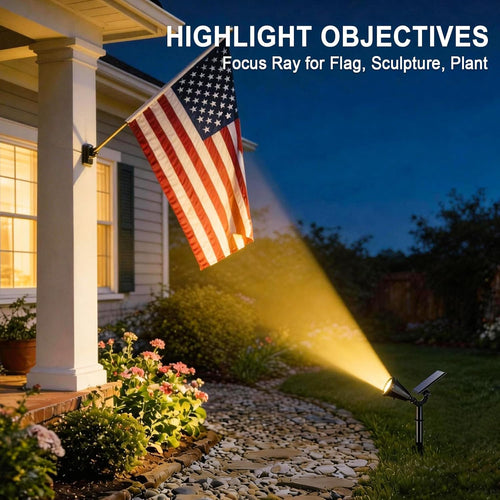 10 Pack Solar Waterproof Landscape Spotlights