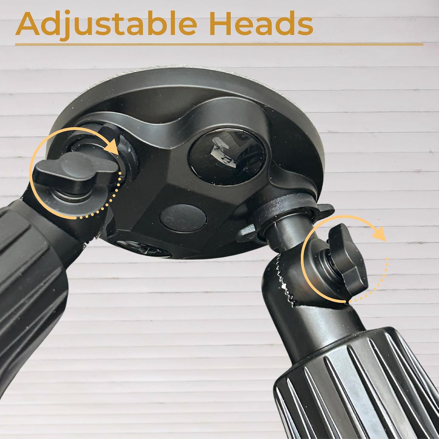 Black Dual Head Adjustable LED Bullet Outdoor Security Light