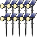 10 Pack Solar Waterproof Landscape Spotlights