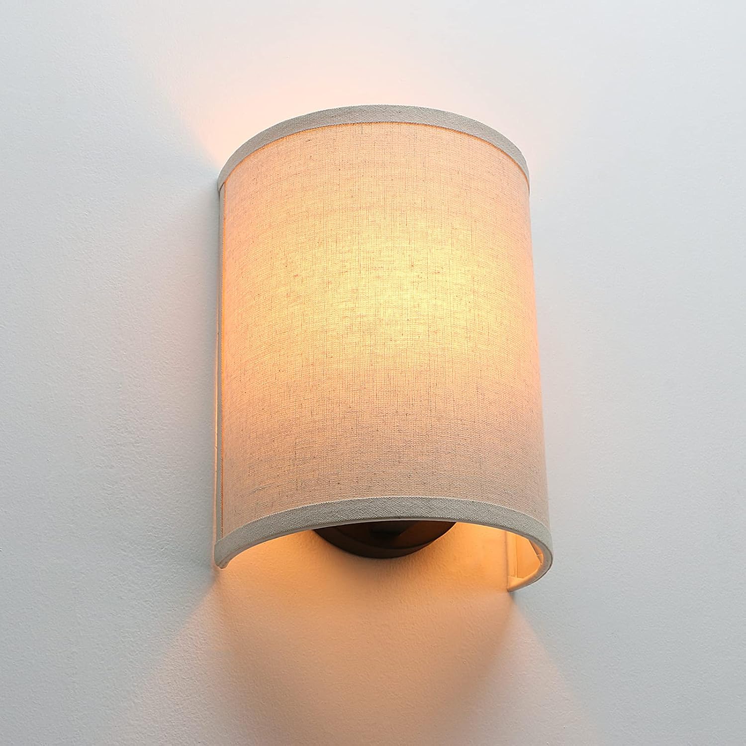 Vintage Industrial Linen Wall Sconce