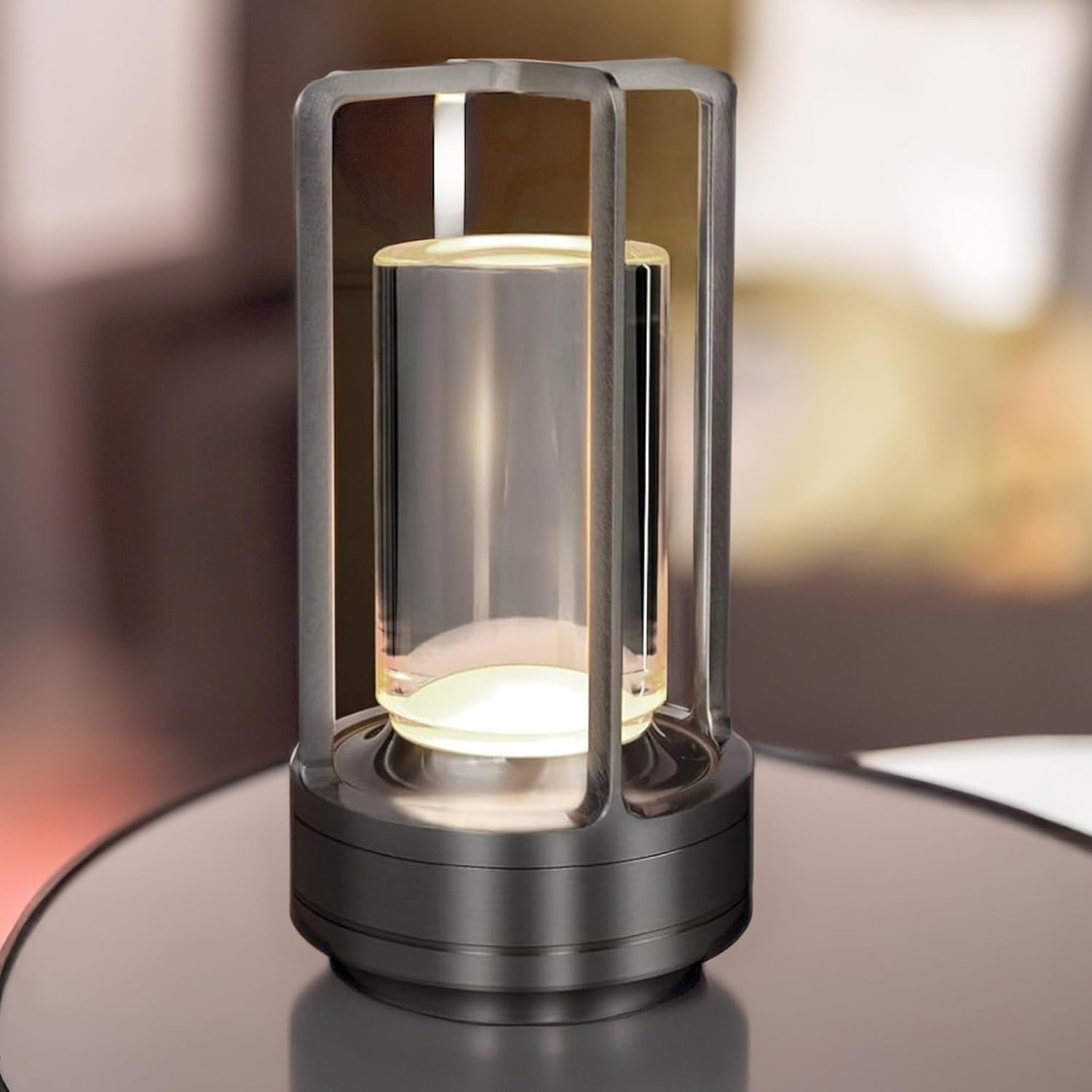 Metal Rechargeable Dimmable LED Lantern