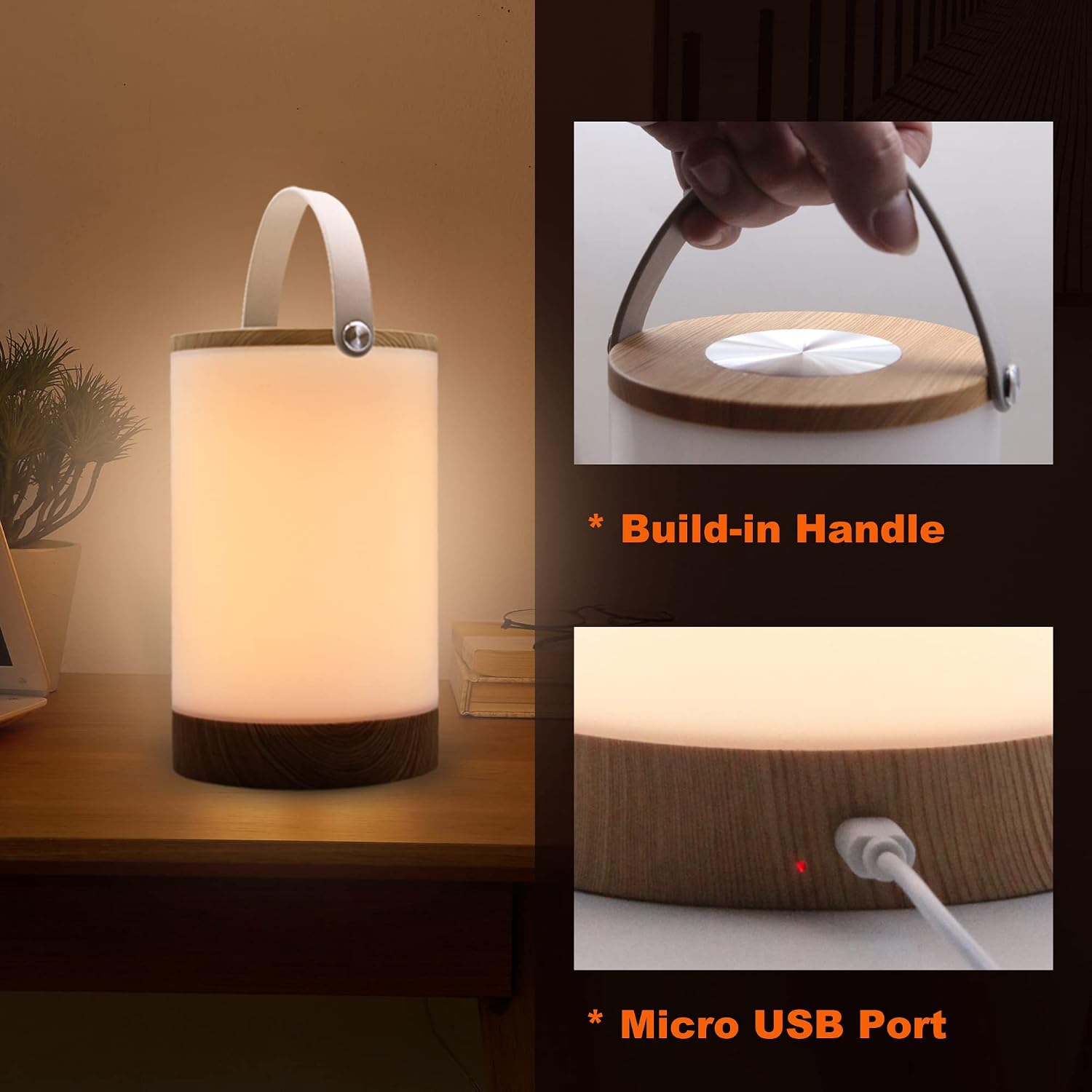 Rechargeable Touch Dimmable LED Lantern