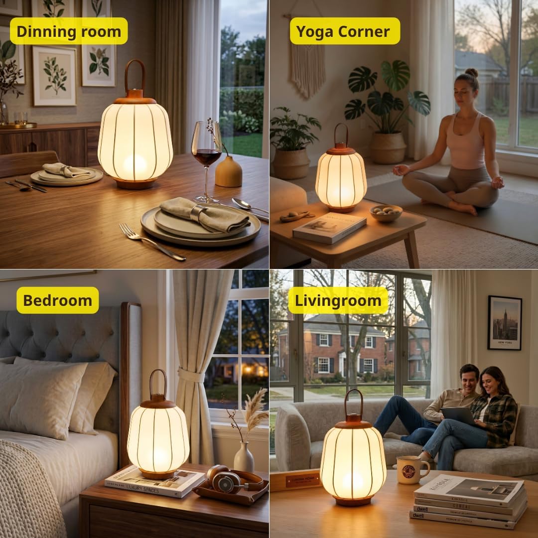 Touch Dimmable Rechargeable LED Lantern