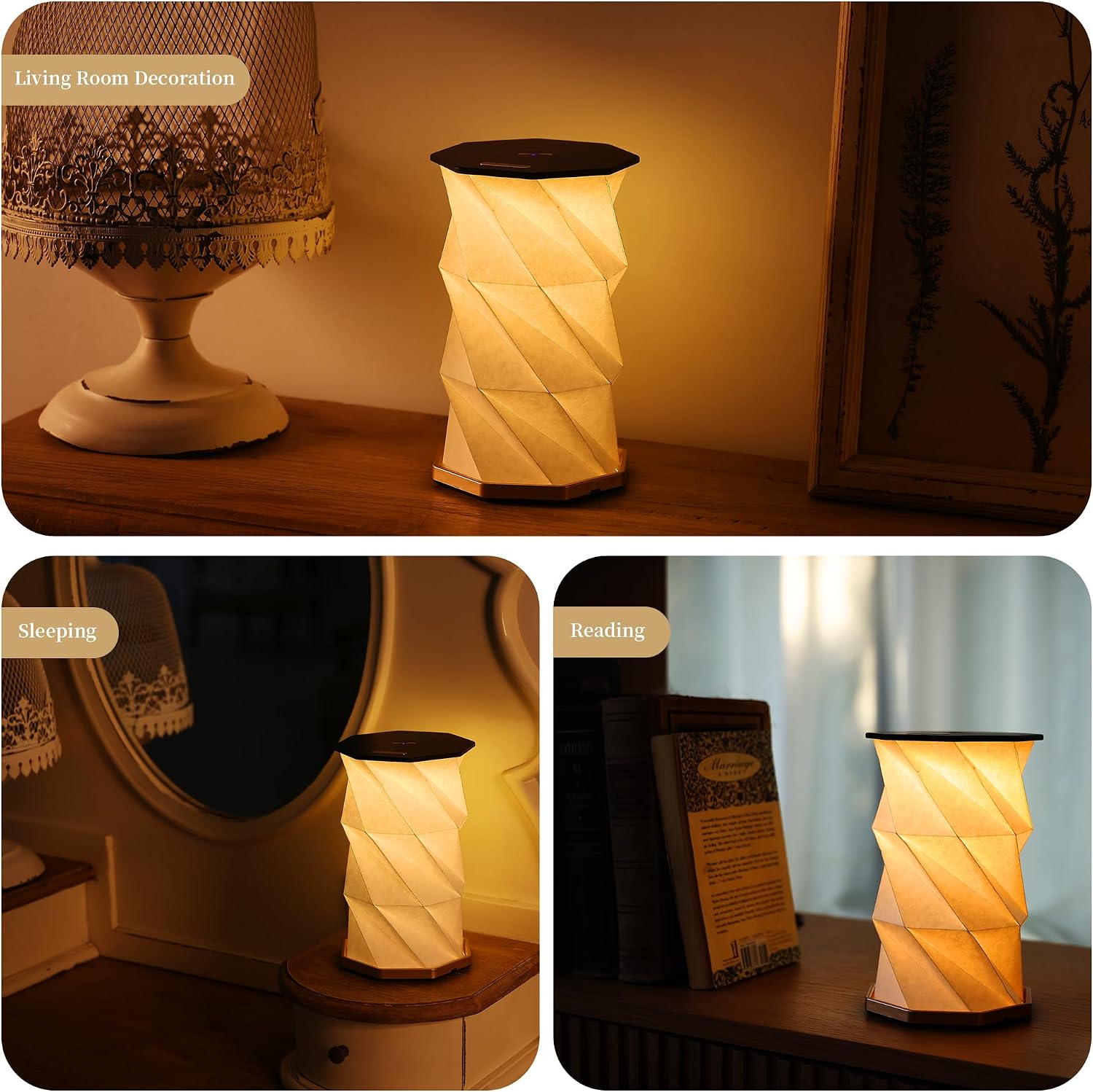Foldable Rechargeable Touch Dimmable Lamp