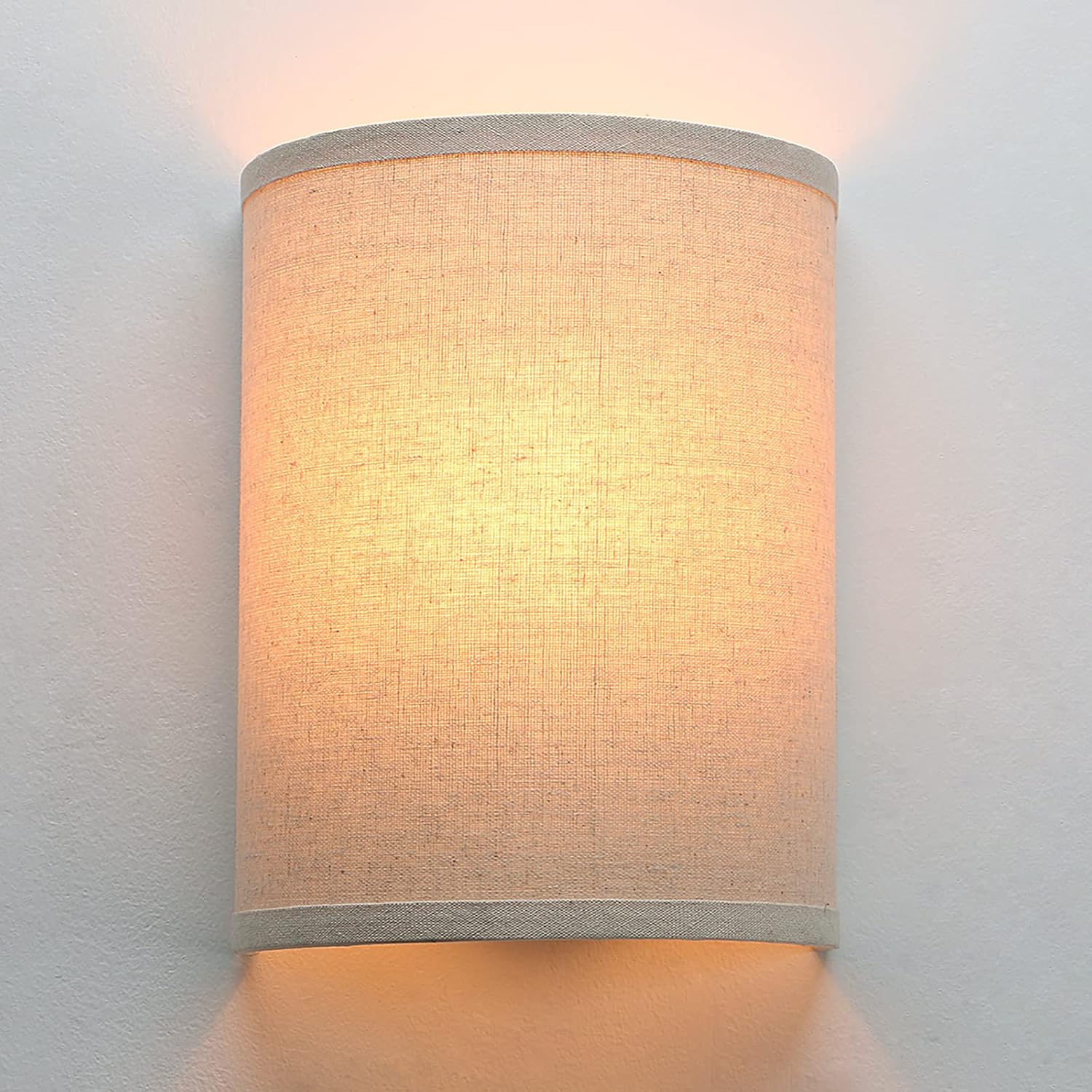 Vintage Industrial Linen Wall Sconce