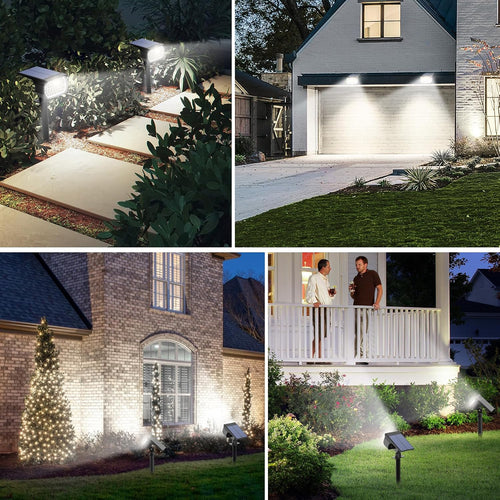 10 Pack Solar Waterproof Landscape Spotlights